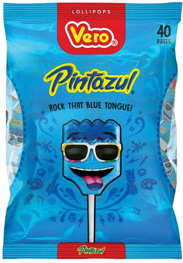 PINTA AZUL (BLUE) LOLLIPOPS