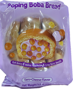 *TARO CHEESE* POPING BOBA BREAD