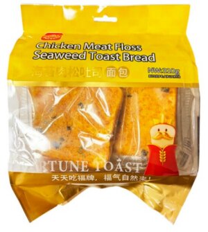 CHICKEN MEAT FLOSS SEAWEED TOAST BREAD