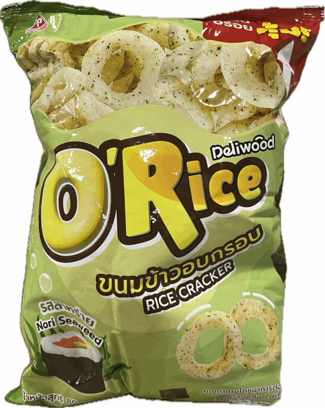 *NORI (SEAWEED)* RICE CRACKER CHIPS