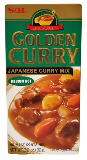 *MEDIUM HOT* GOLDEN CURRY - 12 x 3.2oz
