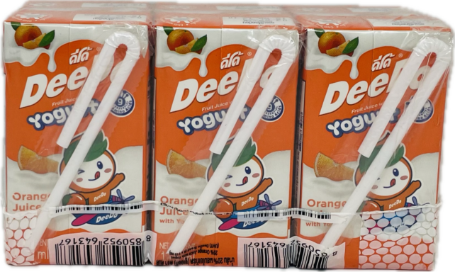 ORANGE JUICE WITH YOGURT DRINK