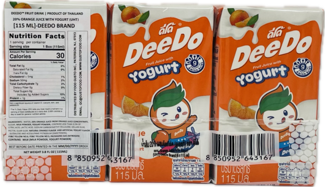 ORANGE JUICE WITH YOGURT DRINK - Image 2