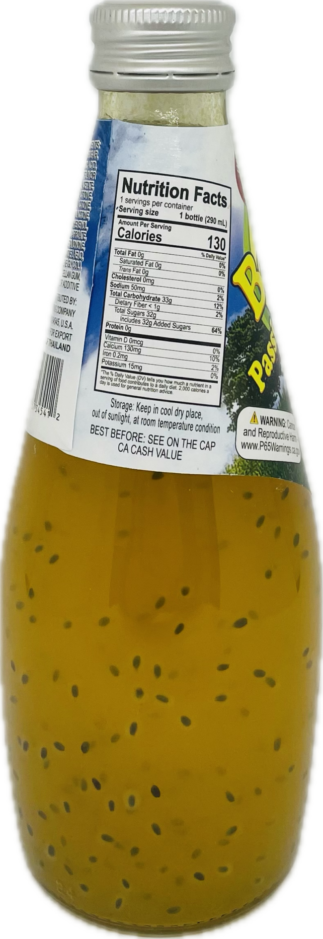 Sweet Basil w/ Passion Fruit Drink - Image 3