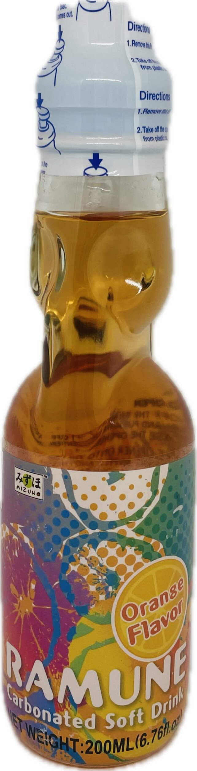 Orange Ramune Drink