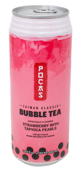 STRAWBERRY BUBBLE TEA DRINK