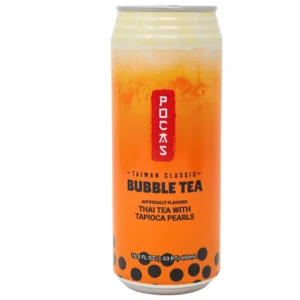 THAI TEA BUBBLE TEA DRINK