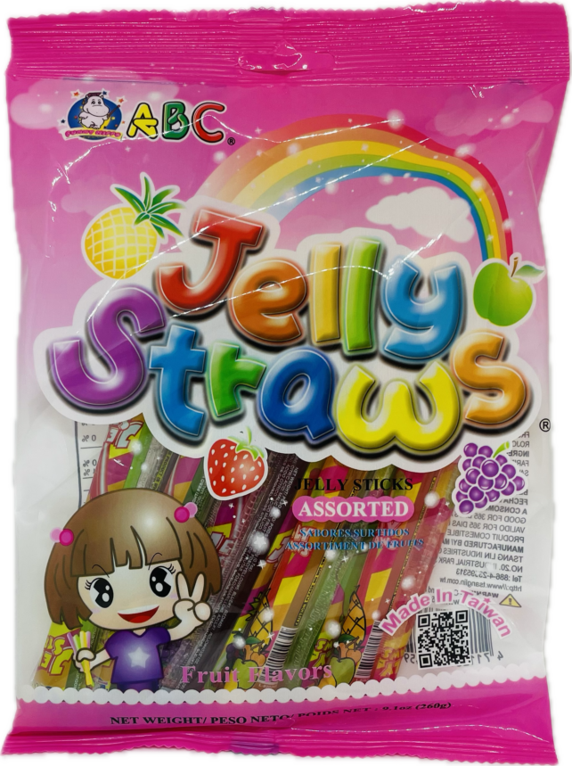 Assorted Jelly Straws