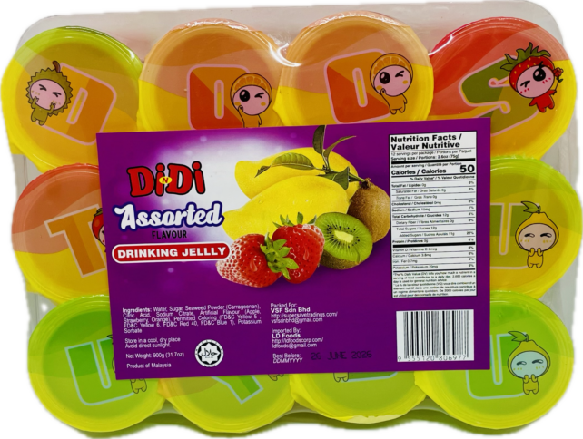 ASSORTED DRINKING JELLY