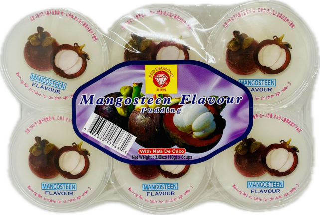 MANGOSTEEN PUDDING WITH NATA DE COCO