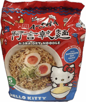 INSTANT NOODLE WITH SUPERCUTE SOY SAUCE