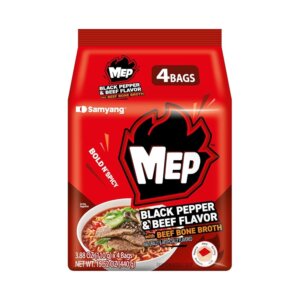 "MEP" BLACK PEPPER & BEEF FLAVORED RAMEN