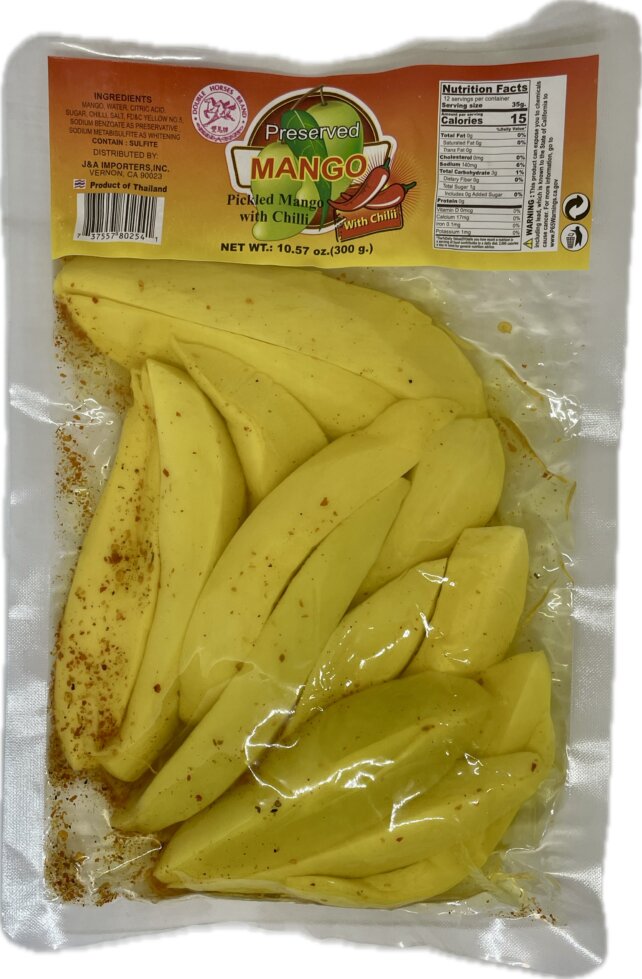 Sweet Sour Sliced Mango w/ Chili