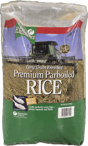 Premium Parboiled Rice - 1 x 25#