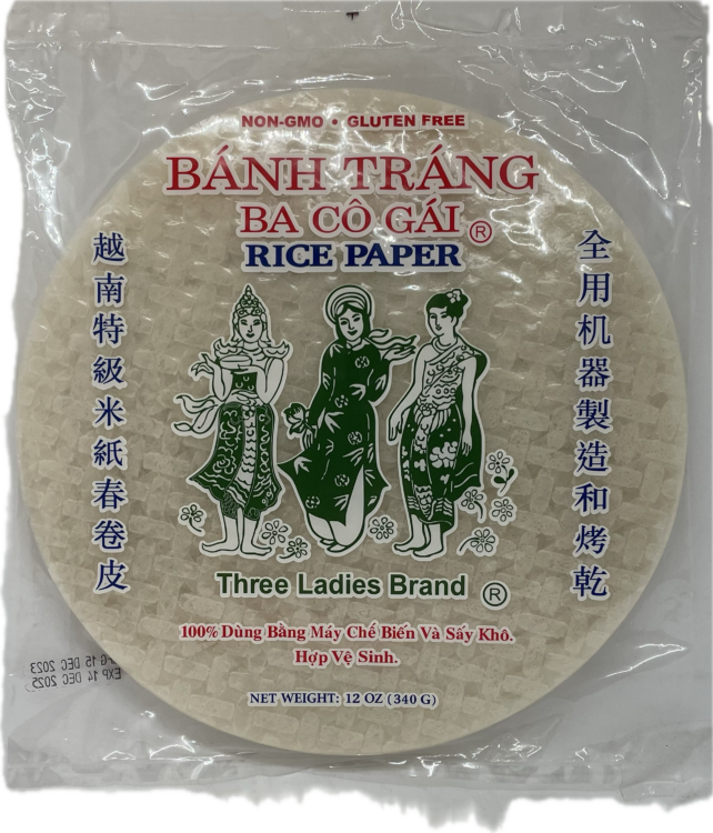 22cm Round Rice Paper