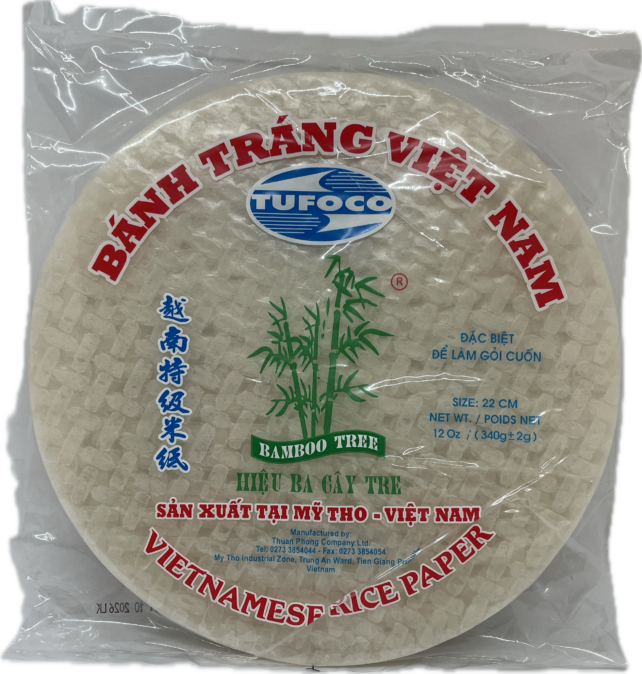 22cm Round Rice Paper