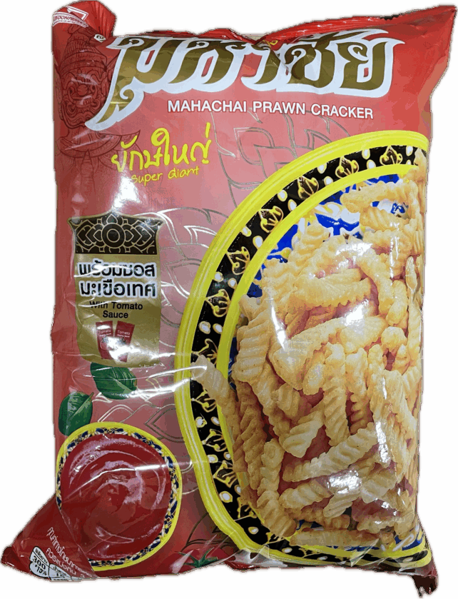 PRAWN CRACKER W/ TOMATO SAUCE