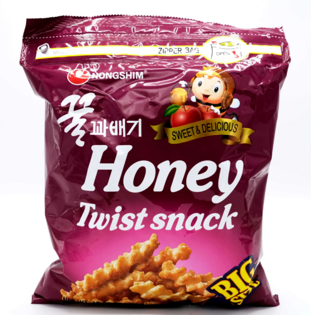 (L) Honey Twist Snack
