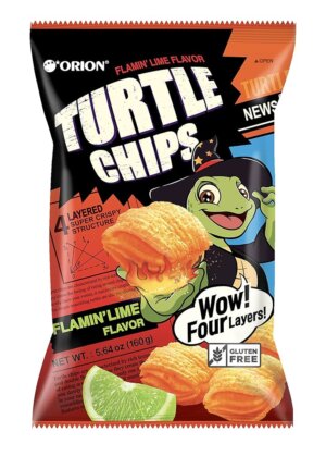 *FLAMING LIME* TURTLE CHIPS