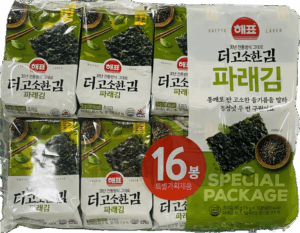 PERILLA OIL ROASTED PARAE (GREEN SEAWEED LAVERS)