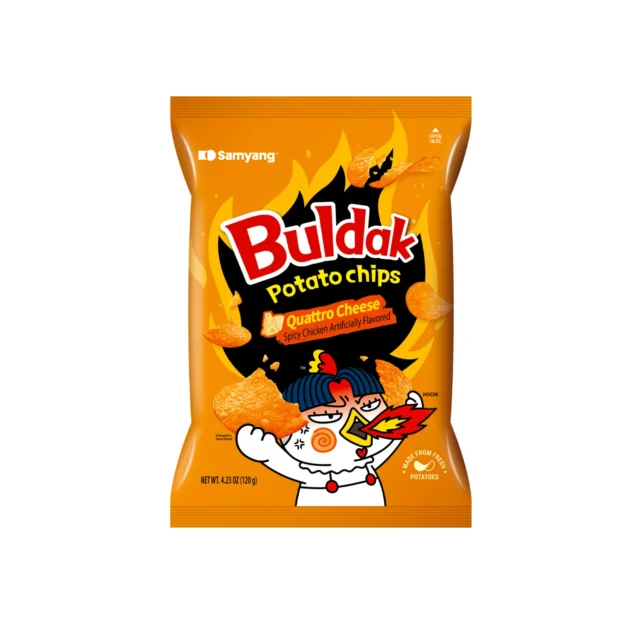 BULDAK QUATTRO CHEESE POTATO CHIPS
