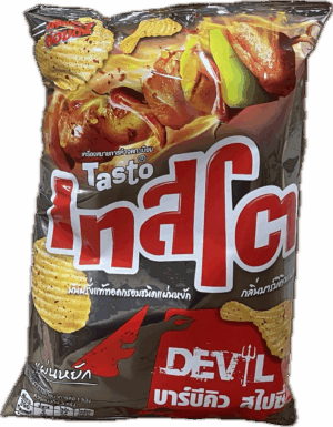 SPICY *DEVIL* BBQ POTATO CHIPS