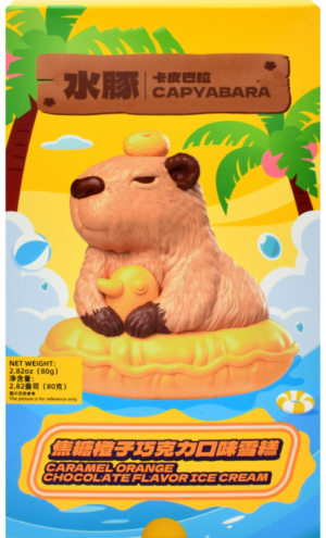 CAPYBARA CARAMEL/ORANGE/CHOCO ICE CREAM