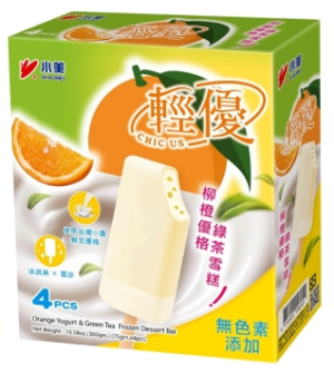 ORANGE/YOGURT/GREEN TEA ICE BAR