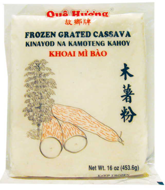FROZEN GRATED CASSAVA