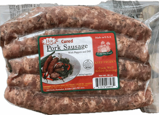 LAO PORK SAUSAGE WITH *DILL*