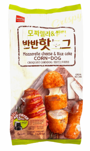 MOZZARELLA CHEESE & RICE CAKE CORN DOGS