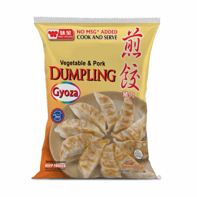 VEGETABLE & PORK DUMPLINGS